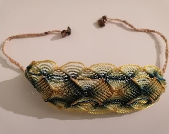 Macrame tribal bracelet