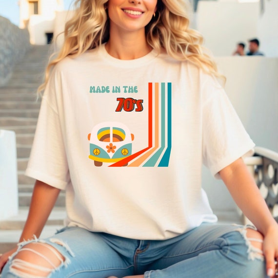 1970 Vintage T Shirt, Birthday Gift Tee. Retro Style Shirt. 1970 Vintage T Shirt, Birthday Gift Tee. Retro Style Shirt.