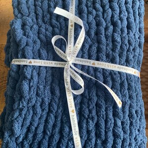 Handmade Chunky Knit Blanket