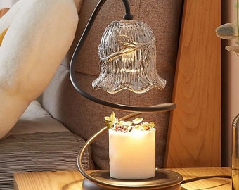 Lámpara decorativa con portavelas para aromaterapia, ideal para decorar y darle un aroma especial a tu hogar.