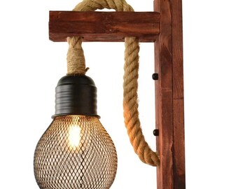 Hanglamp van touwtouw