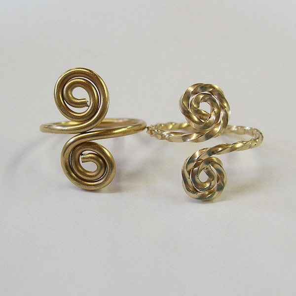 Double Toe Rings Etsy