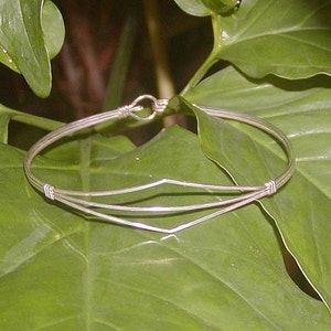 Sterling Bracelet - Silver Bangle - Delicate Sterling Silver Wirewrapped Bracelet - Sterling Silver Wire - Teen Jewelry - Gift For Her bild 3