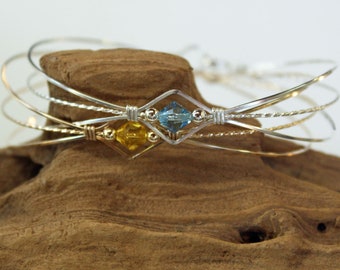 Birthstone Bracelet - Adult Birthstone Crystal Bracelet -  Custom Birthday Gift - Teen Jewelry