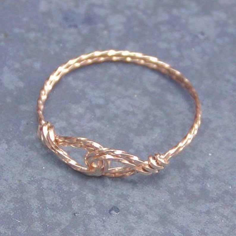 Anillo de alambre de oro anillo de pulgar giratorios Etsy