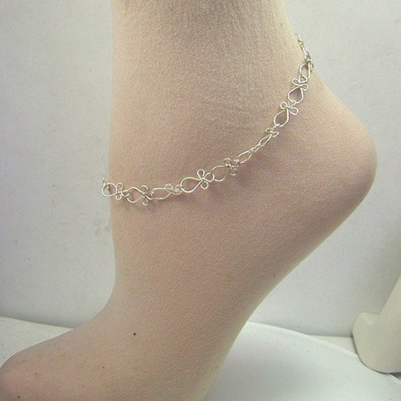 Ankle Bracelet Handmade Ankle Bracelet Lacy Ankhlink Etsy