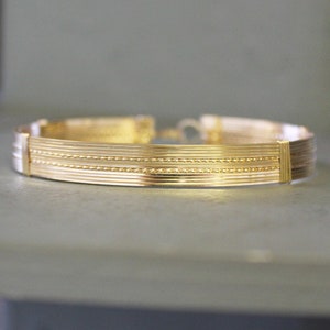 Wire Bracelet - Glamorous 12 Strand Wirewrapped Bracelet - 14kt Gold Filled Stackable Bangle - Gift For Her - SSSSTSSTSSSS