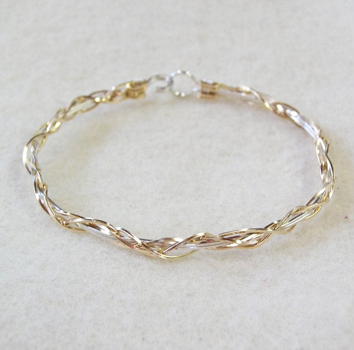 Bracelet Métal Argenté Motif Pampre De Vigne - Neuf Sans Emballage