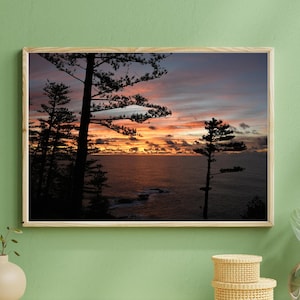 Friedlicher Morgen am Ozean – Norfolk Island Wandkunst Download