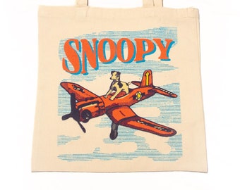 Echte fliegende Snoopy Tragetasche