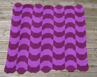 Making Waves - PDF pattern for knitted afghan