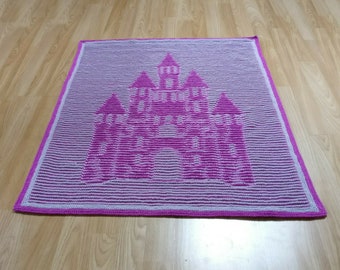 Fairy Castle Illusion Baby Blanket - PDF pattern
