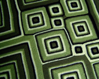 Square Deal Redux - PDF pattern for crochet afghan