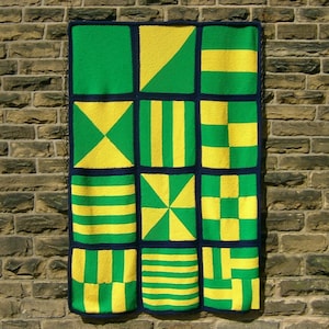 Equal Parts - PDF pattern for knitted afghan/wall-hanging