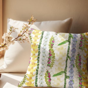 Hawaiian Lei Design Throw Pillow, Square Pillow, Local Hawaii, Tropical Home Decor, Puakenikeni, Crown Flower, Lokelani, Ti Leaf Print