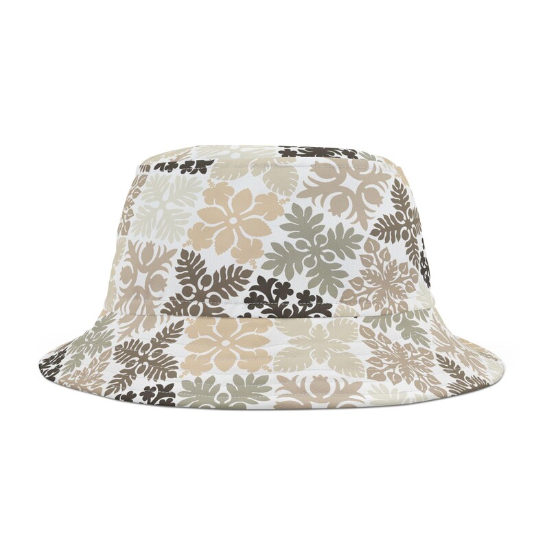Hawaiian Quilt Pattern Bucket Hat, Local Hawaii Gift, Quilted Design ...