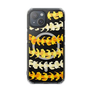 Hawaiian Puakenikeni Lei Strand Magnetic Impact Phone Case, Local Design, iPhone Pro Max, Galaxy, Pixel, MagSafe Compatible 16, 15, 14
