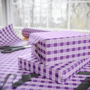 Fioletowy – papier do pakowania z hawajskim wzorem Palaka, lokalny hawajski papier do pakowania prezentów na śluby, urodziny, święta i Boże Narodzenie