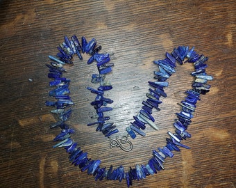 Lapis Lazuli chip strand necklace