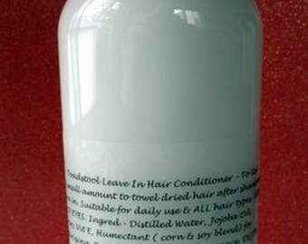 Conditioner Lilly of the Valley Hair Conditioner Leave In Jojoba Glycerin Vit E made by Toadstool Soaps