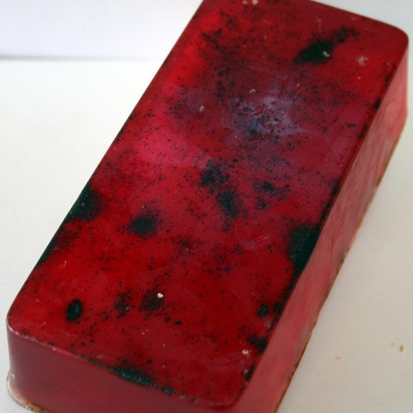 Red Clove Soap One Pound Loaf Shea Butter Soap Coconut Oil One Pound Brick  by Toadstool Soaps