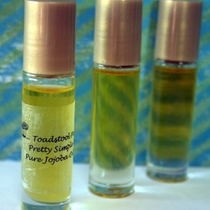 Patchouli Perfume Oil Essential Oil Roll On Retro Scent Essential Oil Organic Jojoba Oil by Toadstool Soaps