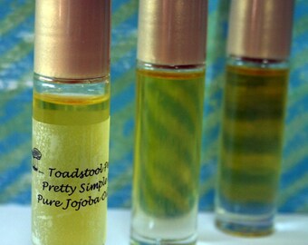 Patchouli Perfume Oil Essential Oil Roll On Retro Scent Essential Oil Organic Jojoba Oil by Toadstool Soaps