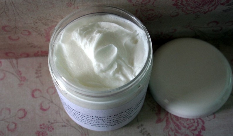 Half Pound Body Butter Jasmine Whipped Shea Butter Jojoba Sunflower Oils Toadstool Soaps image 1