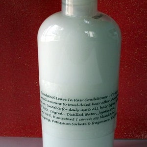 Toasted Marshmallow Hair Conditioner Leave In Jojoba Oil Vit E by Toadstool Soaps