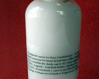 Lemon Sugar Hair Conditioner Leave In Jojoba Oil Vit E by Toadstool Soaps