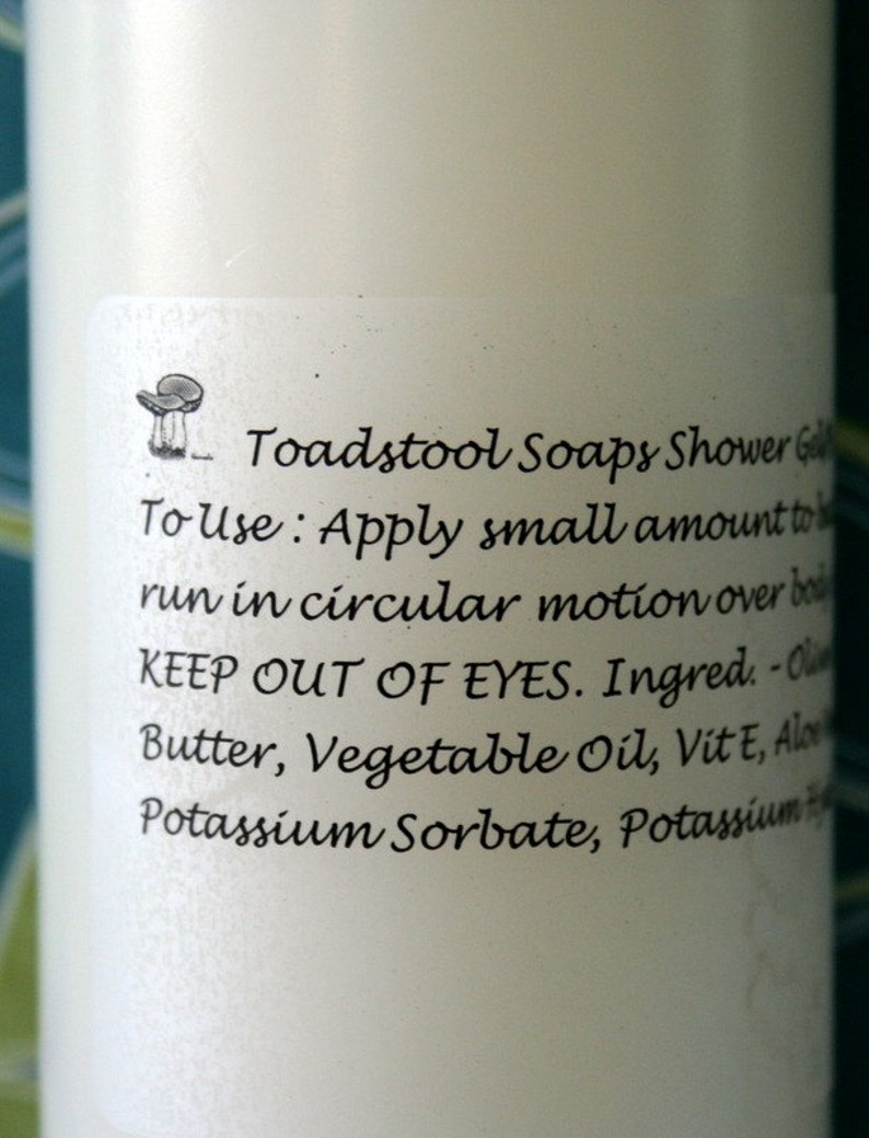 Body Wash Coconut Milk Lavender Shower Gel Olive Oil Cocoa Butter Sunflower Oil by Toadstool Soaps image 3