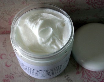 Half Pound Raspberry Vanilla Body Butter Shea Butter Jojoba Sunflower and Sweet Almond Oils by Toadstool Soaps