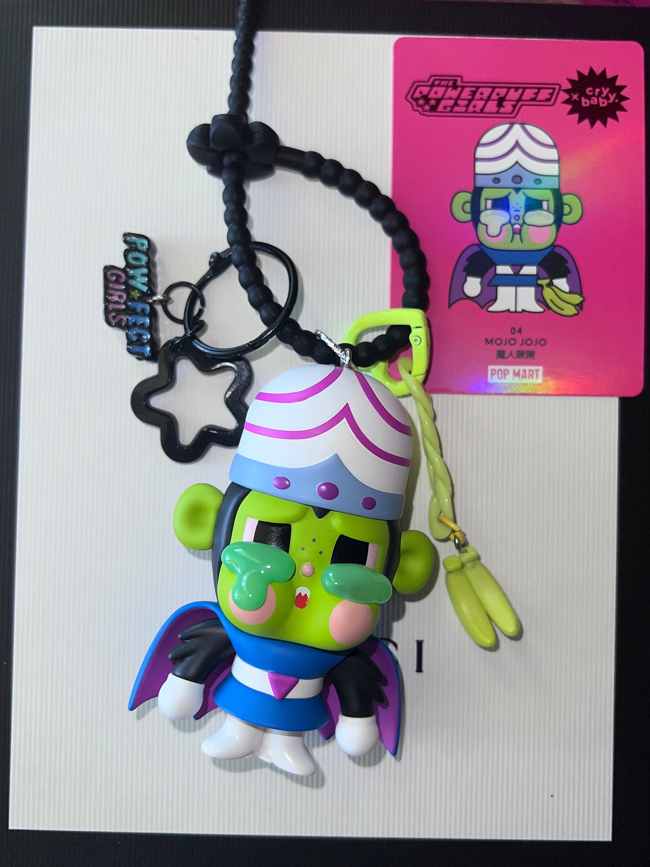 Mojo Jojo Powerpuff Girls Keychain, Cute Custom Keychain