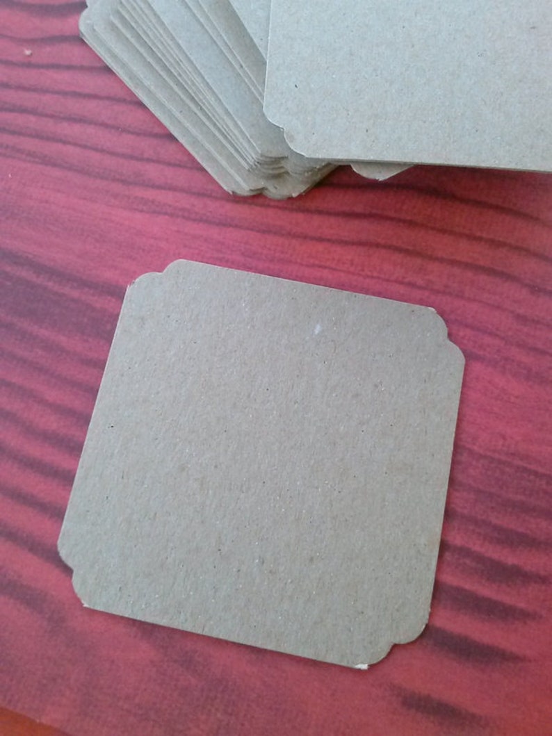 Coasters Chipboard Coasters Set Of 20 Diy Coaster Party Etsy