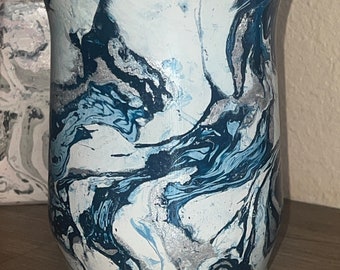 Vase; Blue