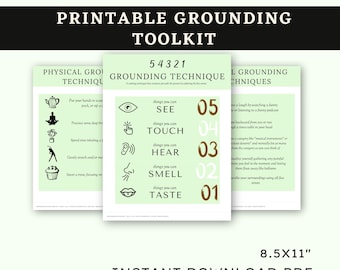 Angst Erdung Toolkit Printable, 54321 Technik (PDF)