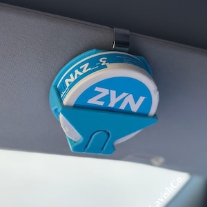 Accesorio para coche con clip para visera ZYN Organizador para visera solar ZYN Regalo único de Zyn para él