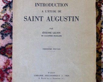 Introduction A L’etude De Saint Augustin