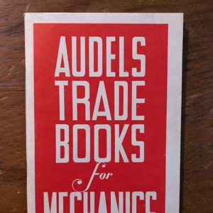 Audels Trade Books voor monteurs