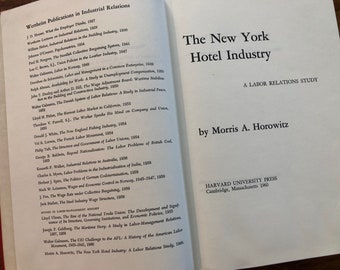 The New York Hotel Industry