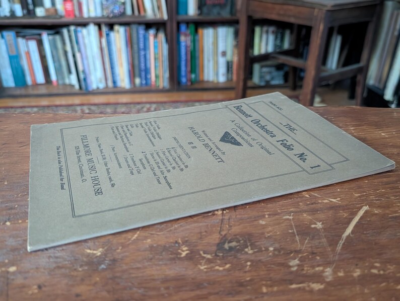 The Bennett Orchestra Folio No. 1 - Etsy