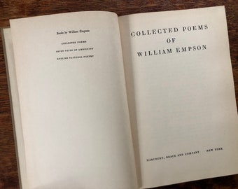 Collected Poems of William Empson