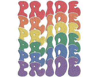 Pride Embroidery Design | Machine Embroidery File | LGTBQ+ Embroidery Design | Pride Month File | Inclusive Embroidery | INSTANT DOWNLOAD