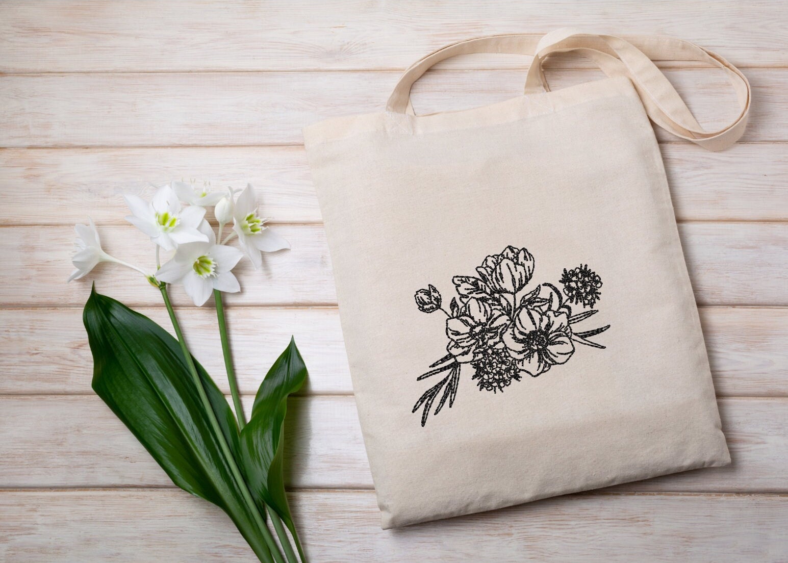 Flower File Design Flower Bouquet Embroidery Design Machine Embroidery File Wildflower ...