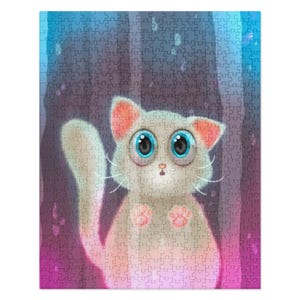 Kitty Sad Eyes Jigsaw puzzle