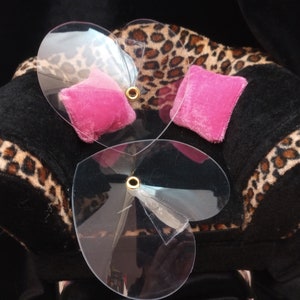 BYOP InvisiBoob Hearts Pasties - Illusion Burlesque Nipple Tassels