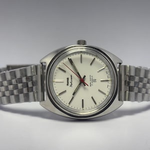 HMT Kohinoor White Dial 17 Jewels Hand Winding Wrist Watch For Men