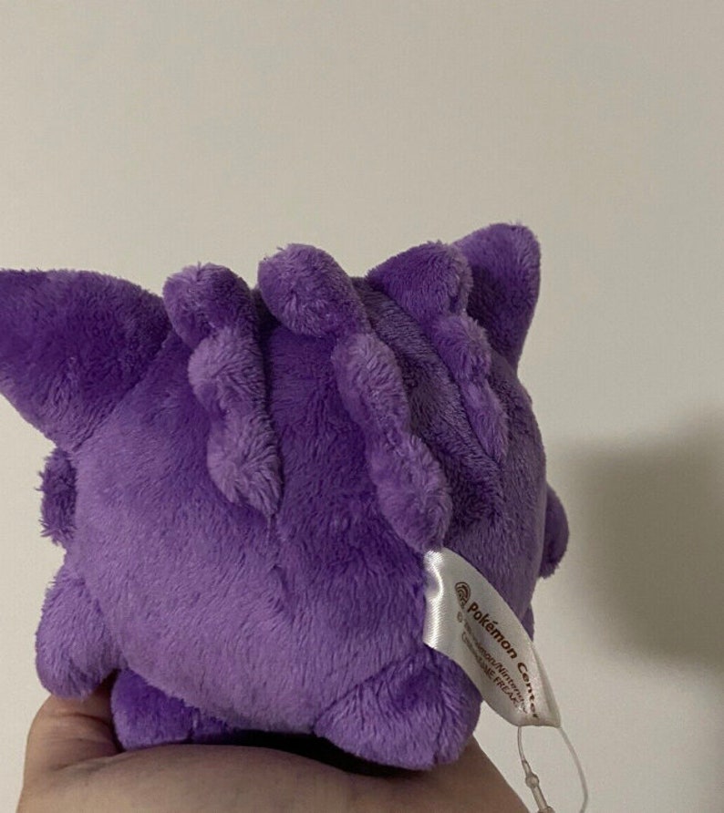 2007 Pokémon Gengar Plüschtier Japanische Pokedoll Mitte selten getaggt Stofftier Bild 2