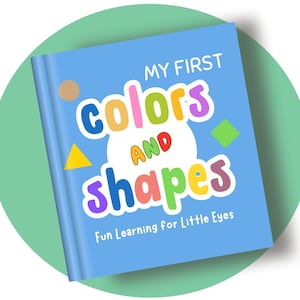 Colors and Shapes eBook: Toddler Learning Activities (PDF Download)