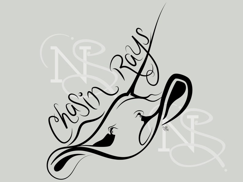 Ray of Sunshine SVG, EPS, PNG Digital Download Illustration Manta Ray